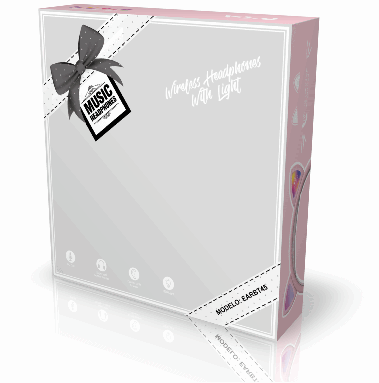 Audifonos Bluetooth Con Orejas de Gato Fidelidad De Sonido 5 Colores - Image 8