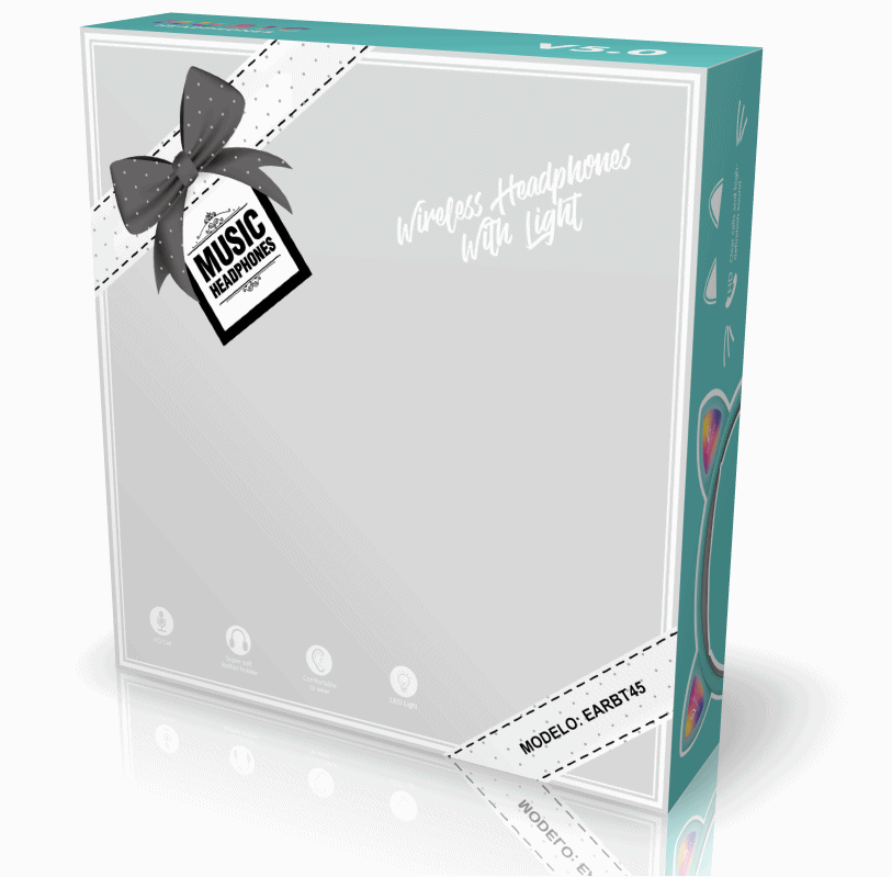 Audifonos Bluetooth Con Orejas de Gato Fidelidad De Sonido 5 Colores - Image 7