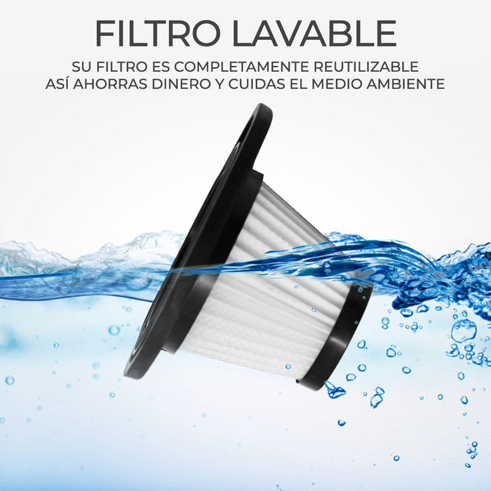 Aspiradora Manual Portátil Para Automóvil Y Hogar