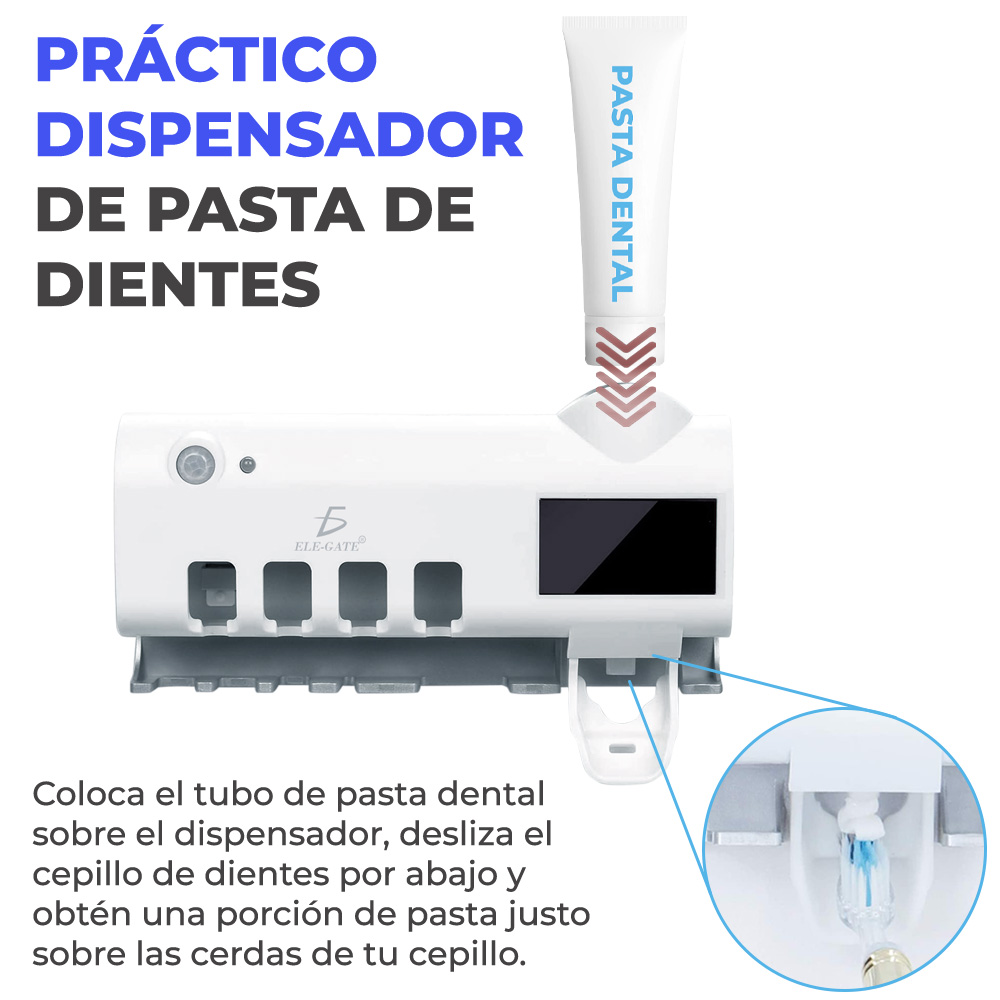 Esterilizador De Cepillo De Dientes Exprimidor Pasta Dental