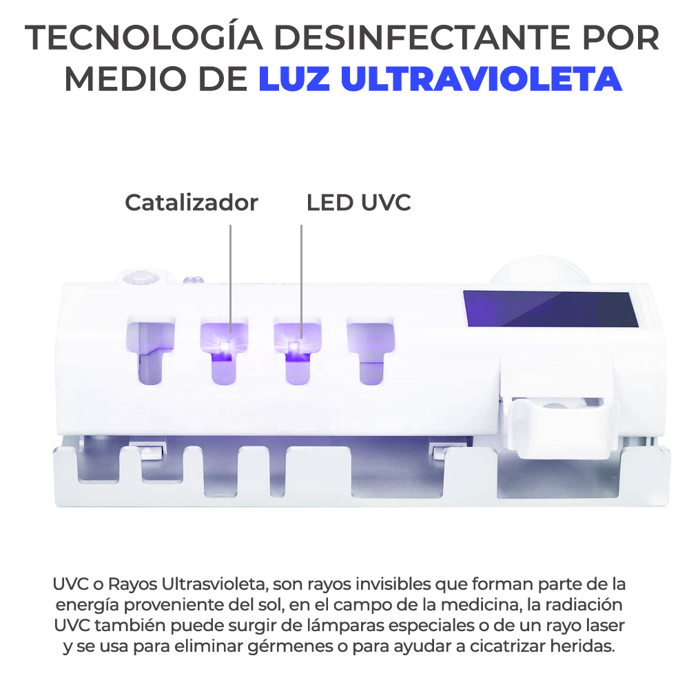 Esterilizador De Cepillo De Dientes Exprimidor Pasta Dental