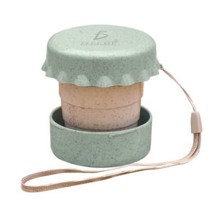 Vaso Taza Plegable Termo Silicon Retráctil Reutilizable Port