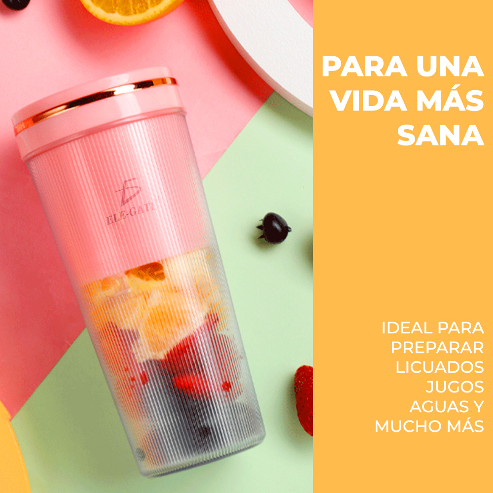 Vaso Licuadora 300ml Procesadora Portatil Usb Recargable