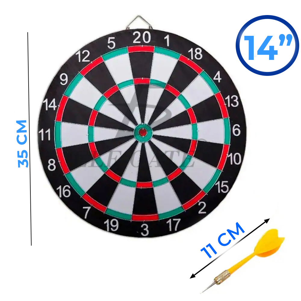 Juego Tablero Con Dardos y Tiro al Blanco 14" - Image 6