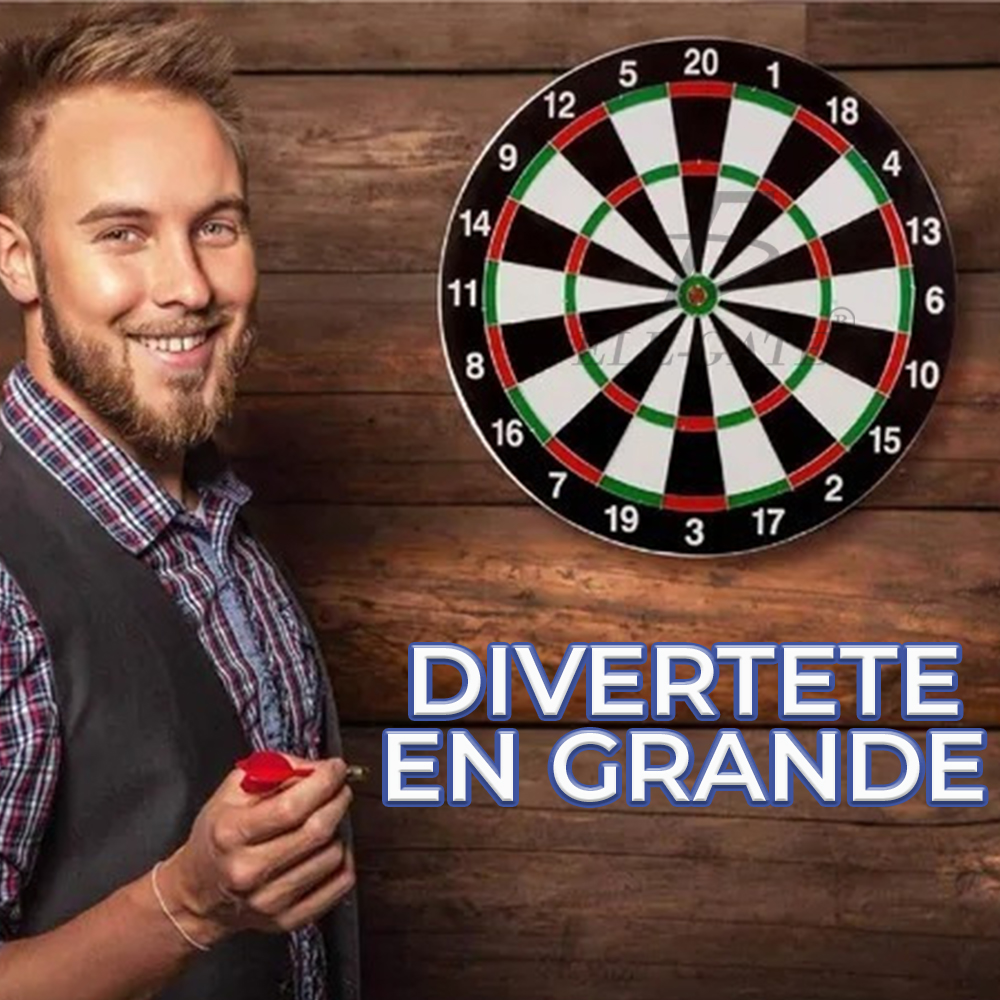 Juego Tablero Con Dardos y Tiro al Blanco 14" - Image 4