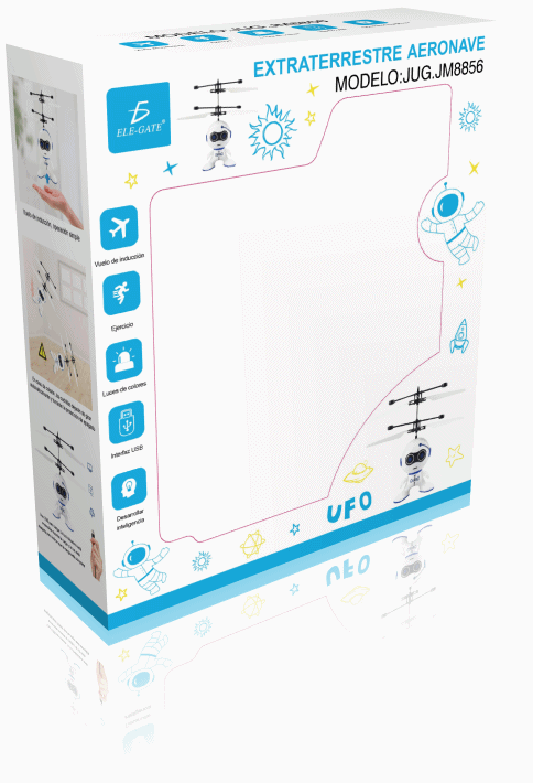 Juguete Dron Volador Infantil Helicóptero Con Sensor Prox - Image 4