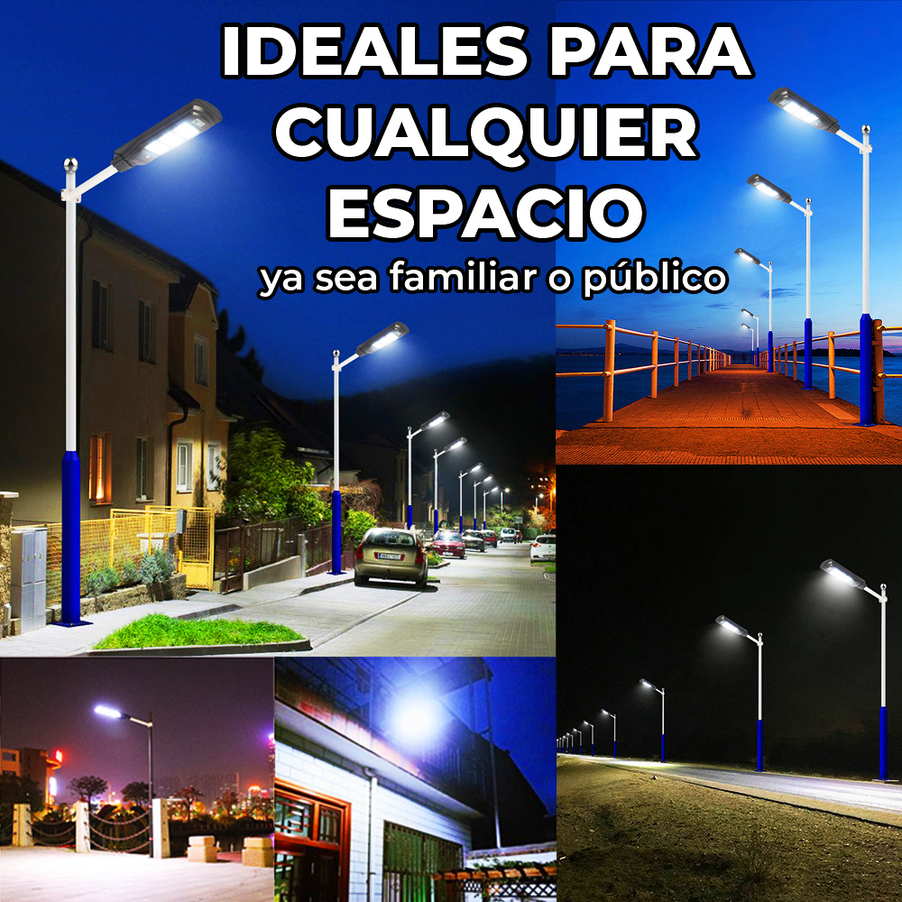 Lámpara Solar 20 Leds Sensor Movimiento Exterior
