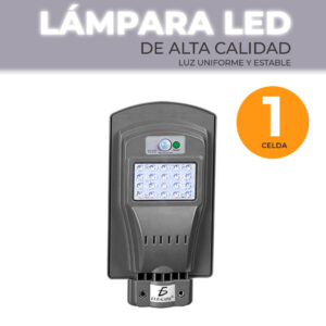 Lámpara Solar 20 Leds Sensor Movimiento Exterior