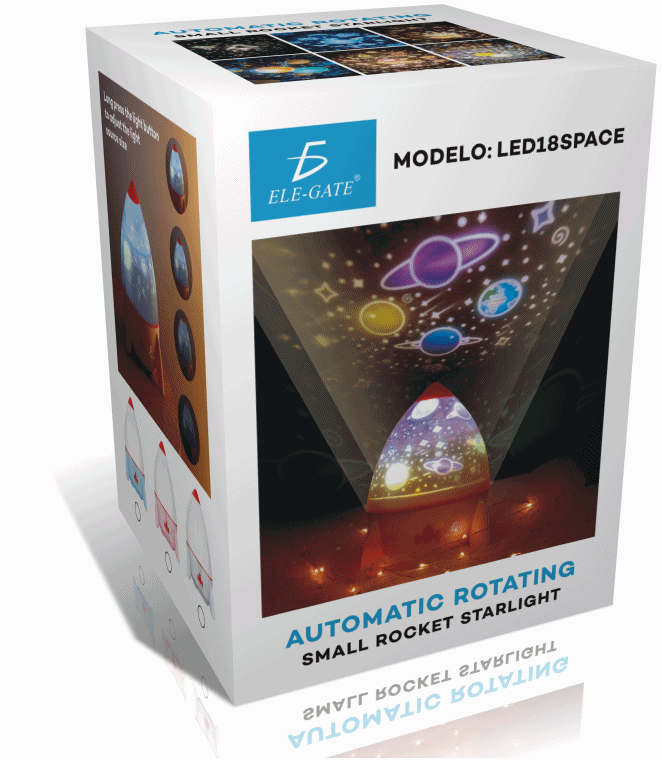 Lámpara Proyector De Estrellas Para Niños Led Luces