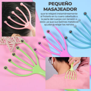 Pelotas De Rodillo De Cinco Garras Masajeador Manual Del Cue