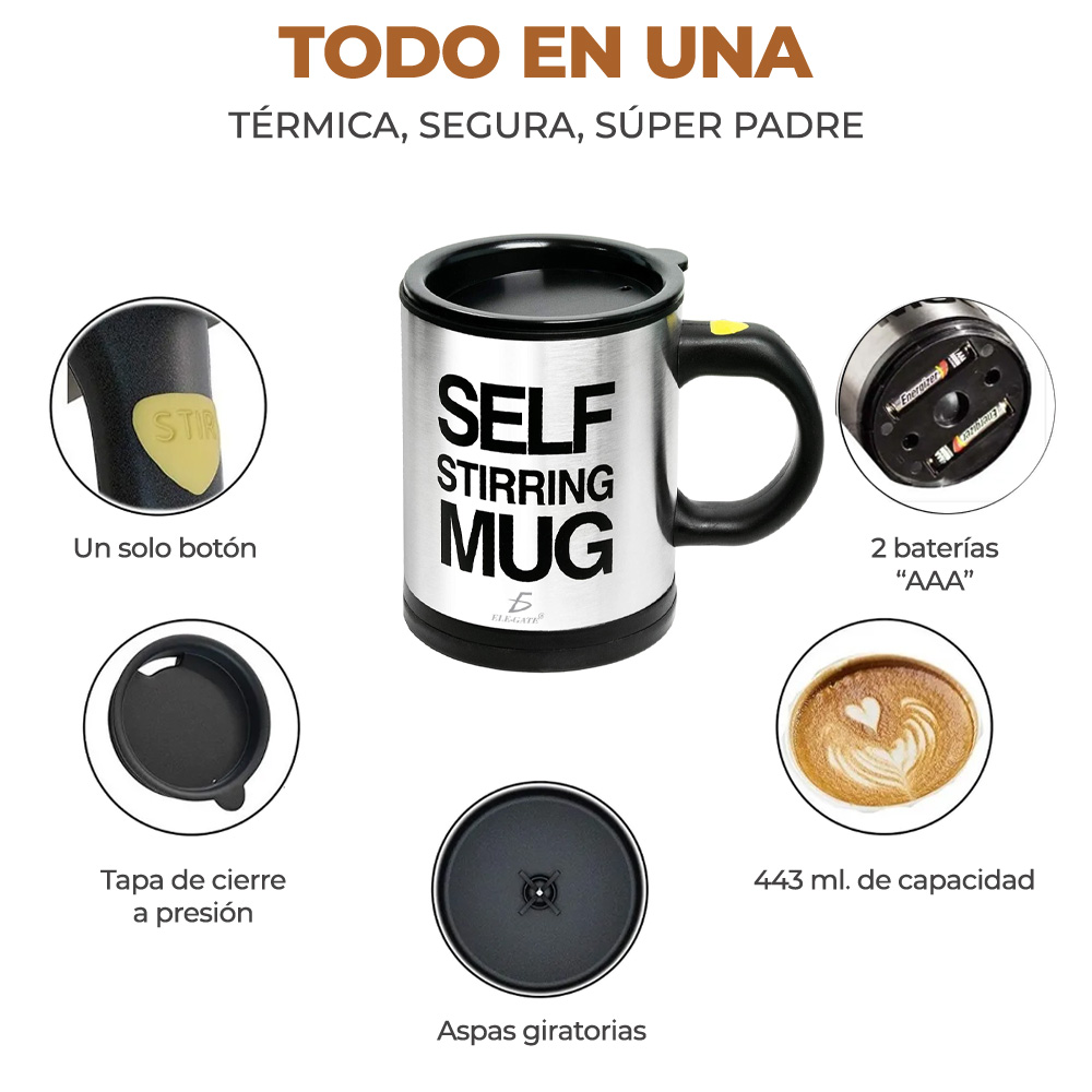 Taza De Café Aislada De Acero Inoxidable