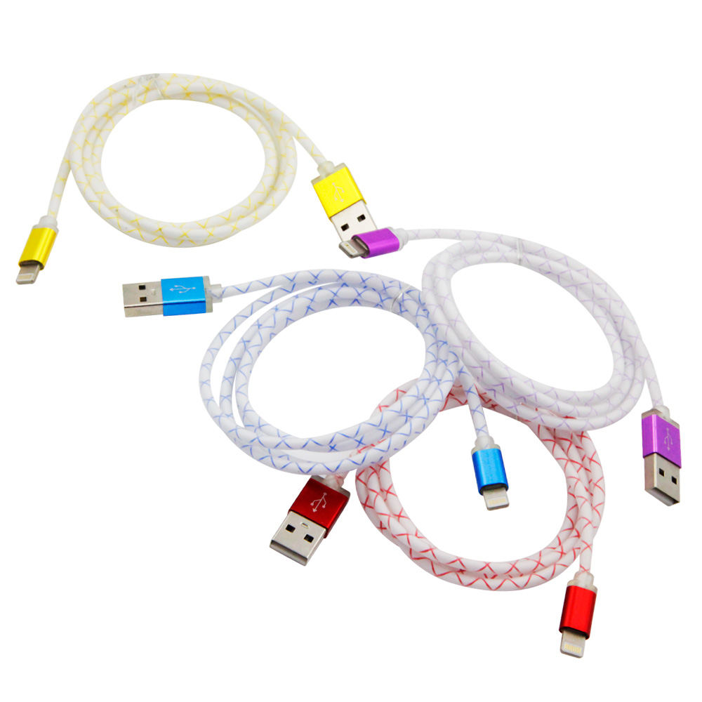 Cable Portátil Lightning Fluorescencia Usb 2.1A