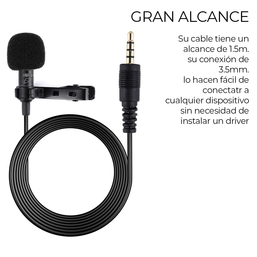 Collar Metalical Teléfono Micrófono 3.5Mm Jack Mano Libre