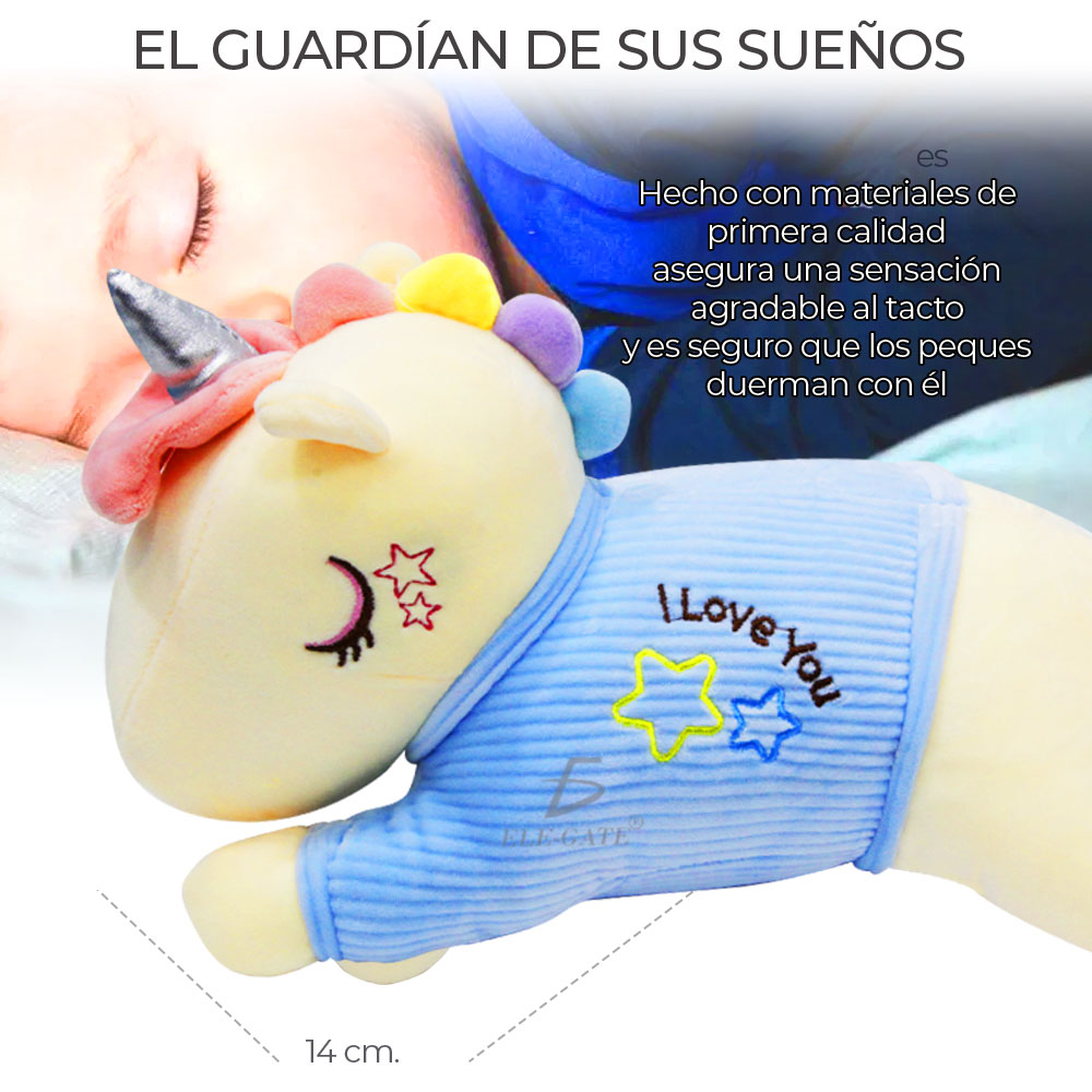 Unicornio Pony De Peluche Arcoiris Juguete Suave de 30cm