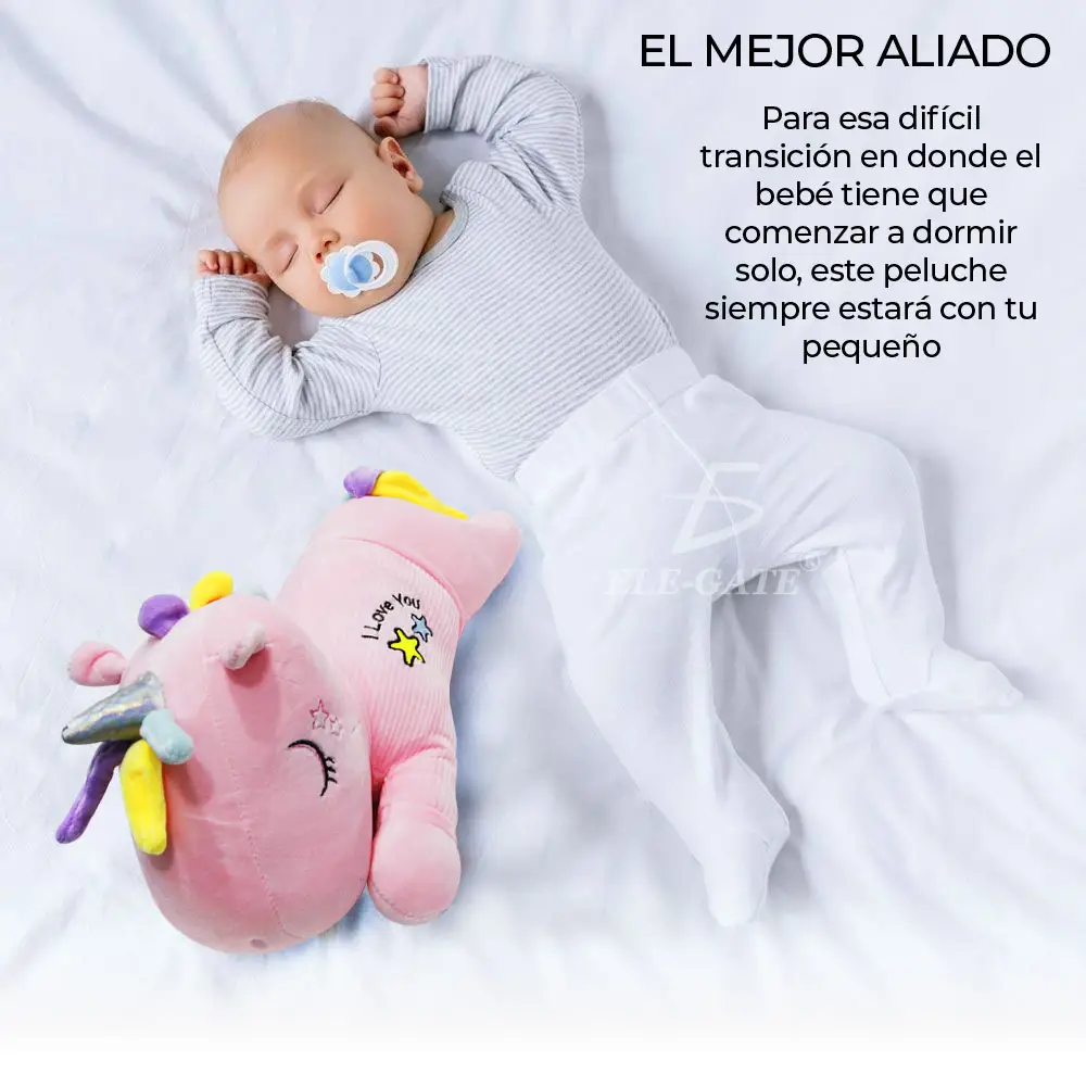 Unicornio Pony De Peluche Arcoiris Juguete Suave de 35cm