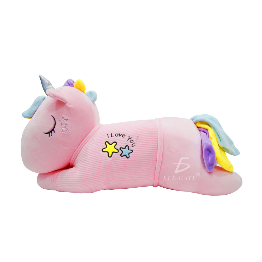 Unicornio Pony De Peluche Arcoiris Juguete Suave de 60cm