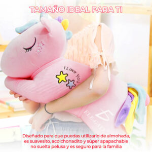 Unicornio Pony De Peluche Arcoiris Juguete Suave de 26cm