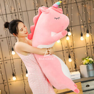 Unicornio Pony De Peluche Arcoiris Juguete Suave de 75cm