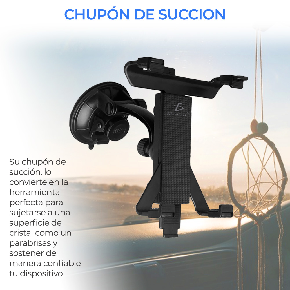 Soporte Holder Base Auto Tablet 7 8 9 10 Pugadas