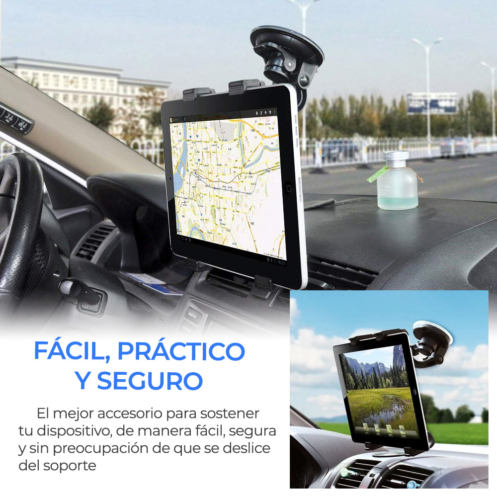 Soporte Holder Base Auto Tablet 7 8 9 10 Pugadas