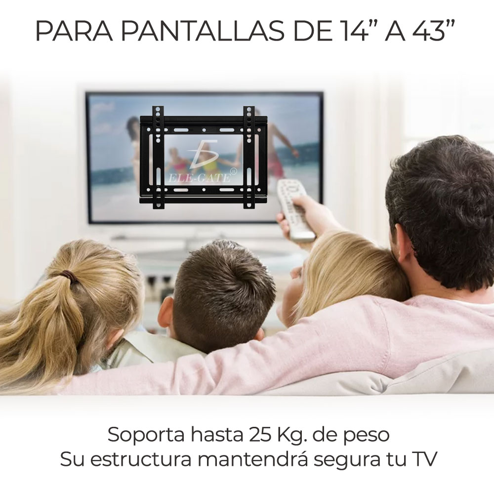 Soporte Tv Monitor Pantalla Television Vesa 14-42 Pulgadas