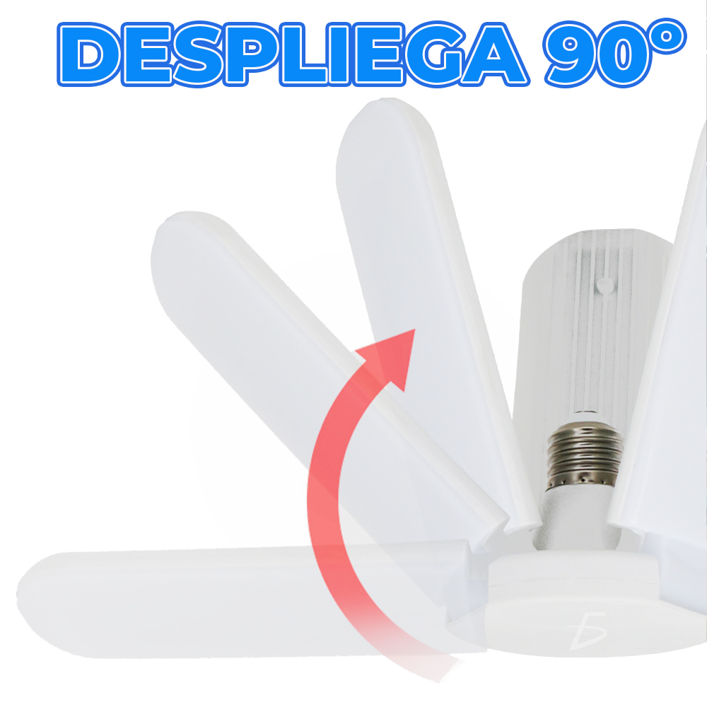 Foco Led 45w Tipo Ventilador Apertura Ajustable Luz Blanca - Image 3