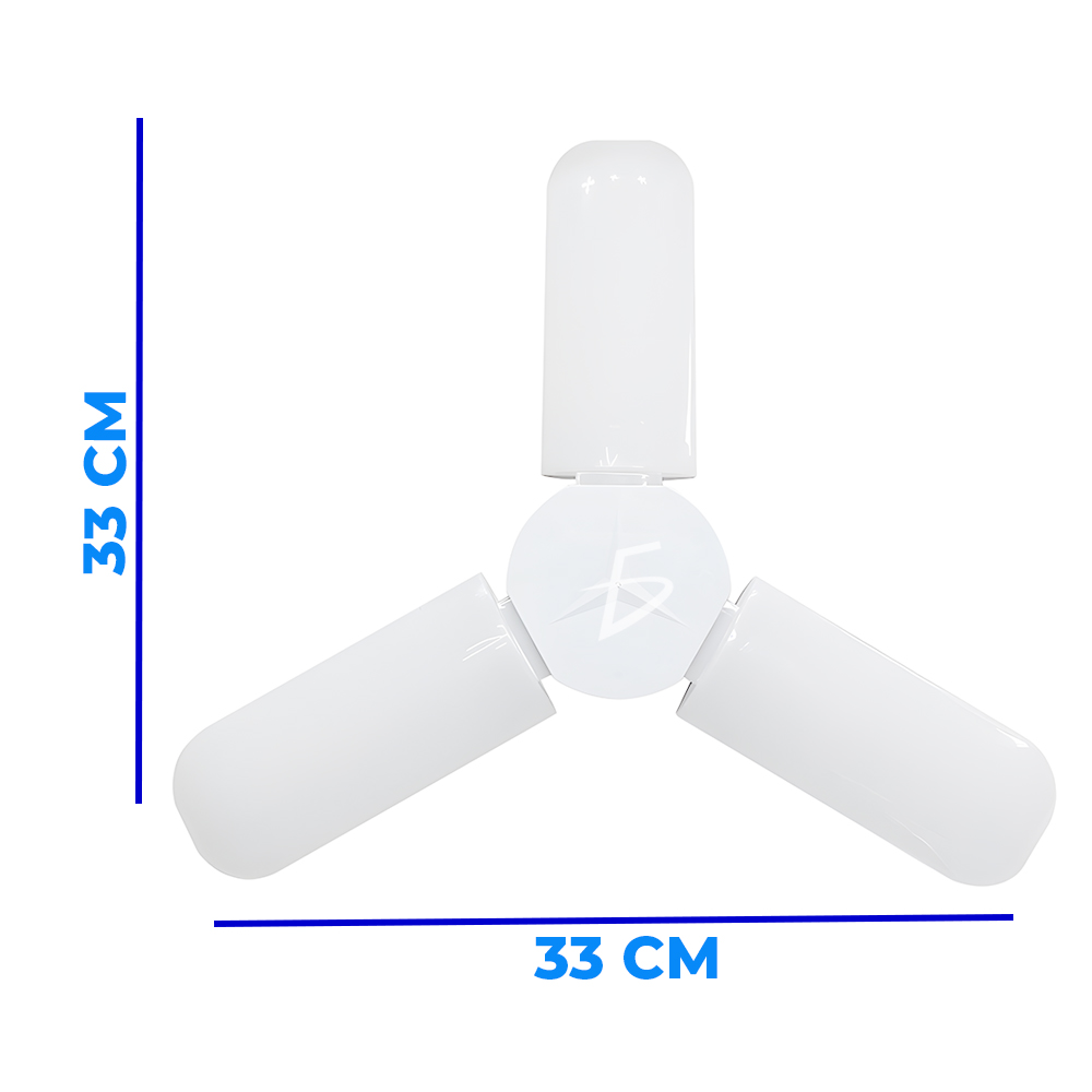 Foco Led 45w Tipo Ventilador Apertura Ajustable Luz Blanca - Image 5