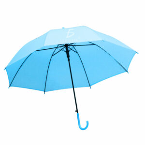 Paraguas Transparente De Colores Sombrilla Colores