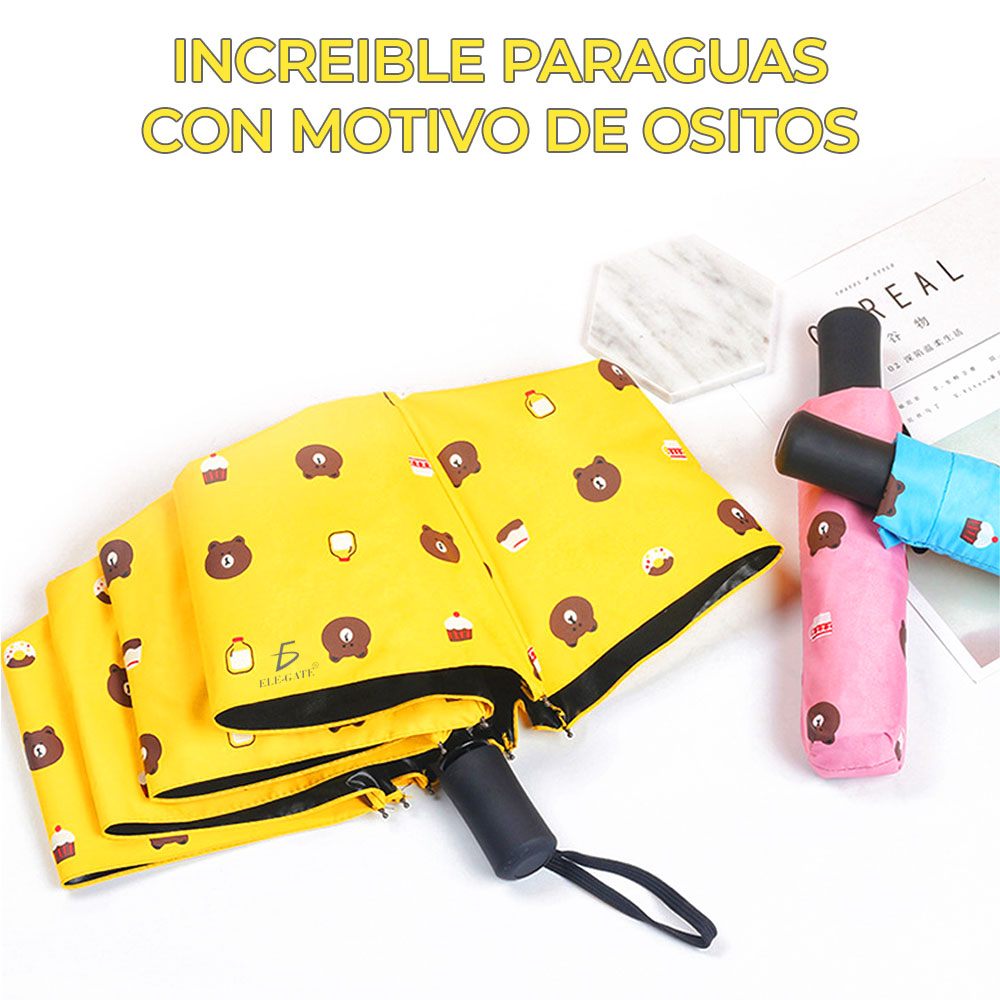 Paragua Figura Bolsillo Plegable Reforzado