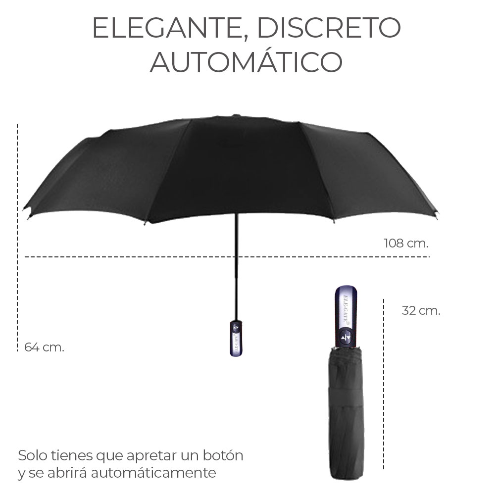 Paraguas Sombrillas Inverso Automático Diez Huesos Paraguas