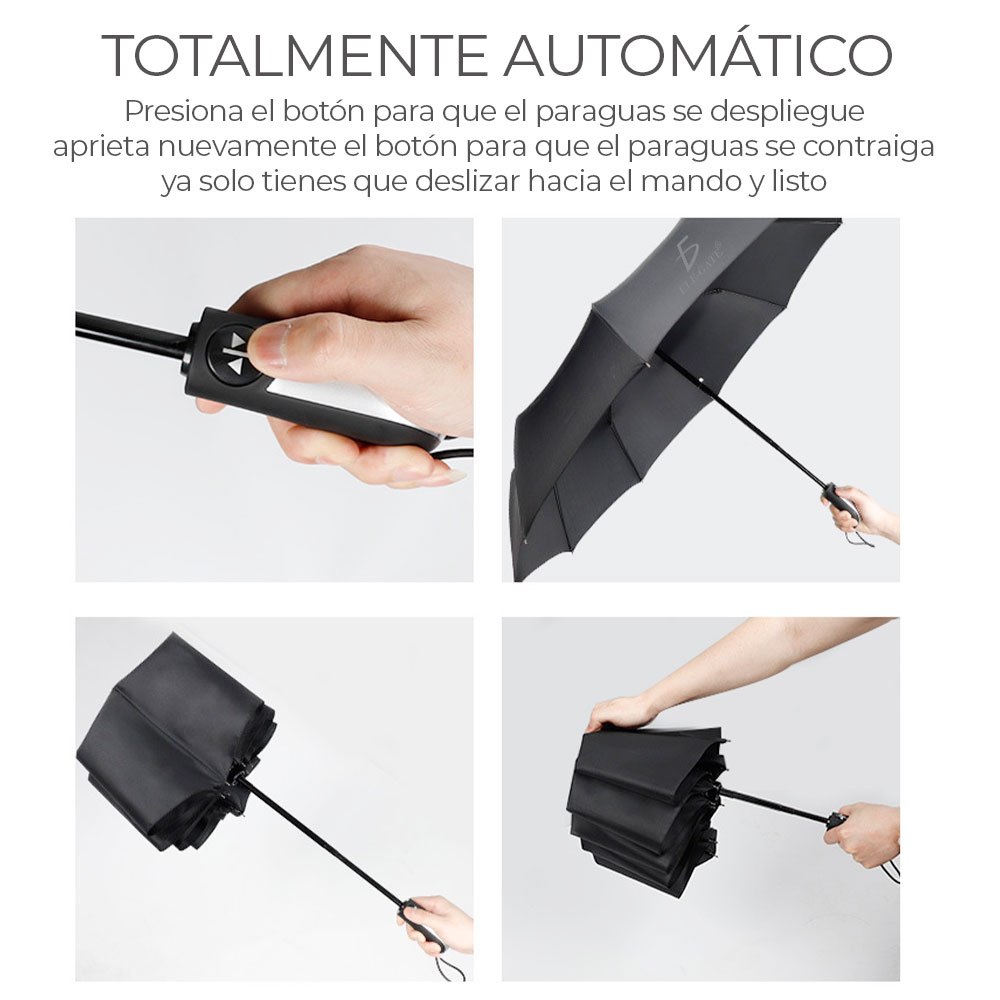 Paraguas Sombrillas Inverso Automático Diez Huesos Paraguas