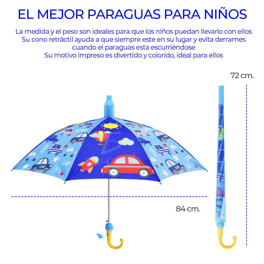 Sombrilla Para Niño Con Silbato Economica Diseño