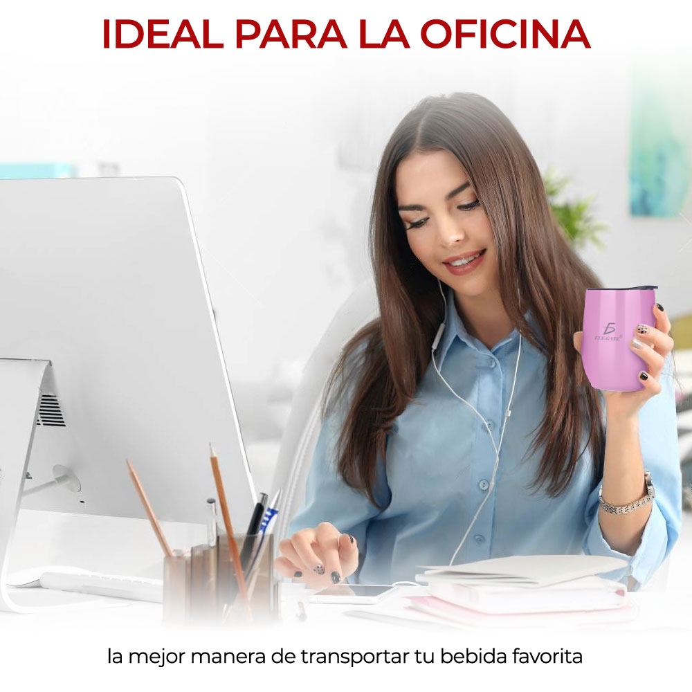 Vaso Termo Vino Café Te Acero Inoxidable Doble Pared 