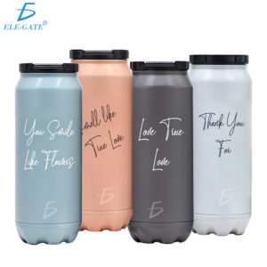 Vaso Térmico Para Deportes 500 ml Acero Inoxidable Resistente Portátil