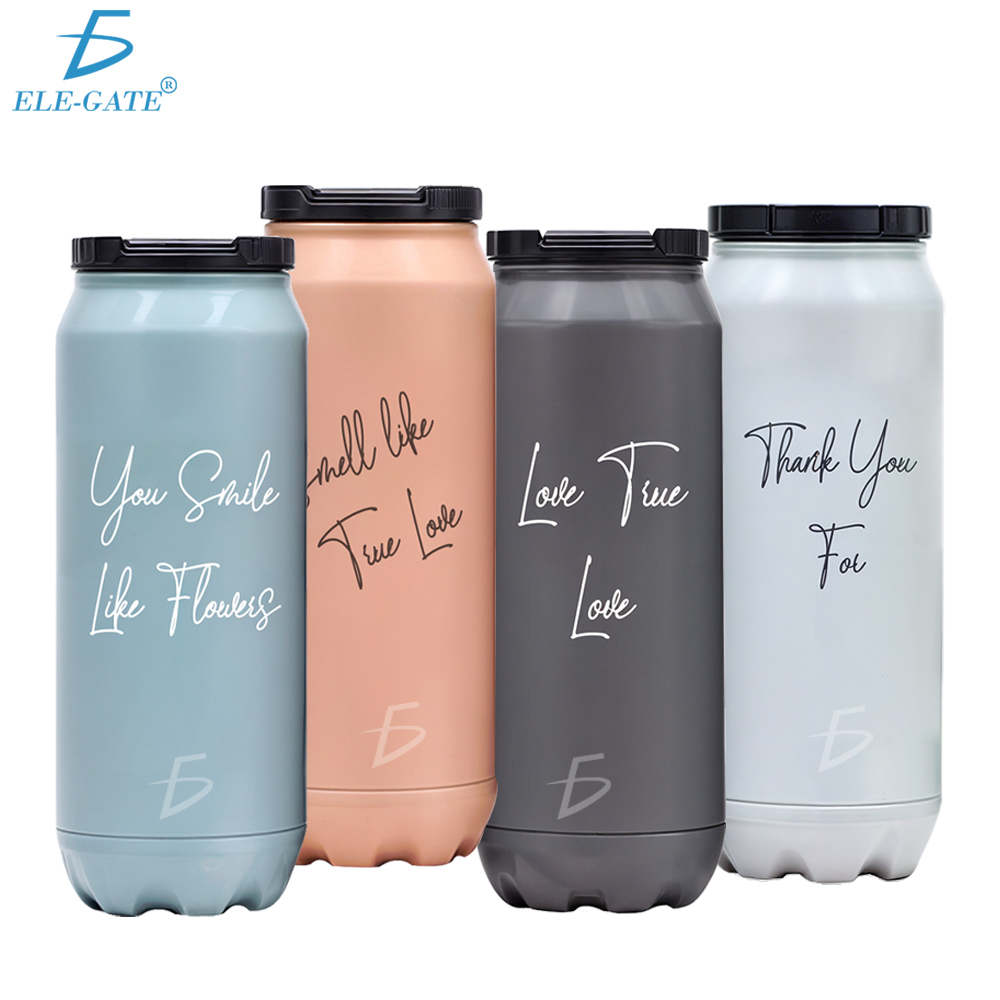 Vaso Térmico Para Deportes 500 ml Acero Inoxidable Resistente Portátil