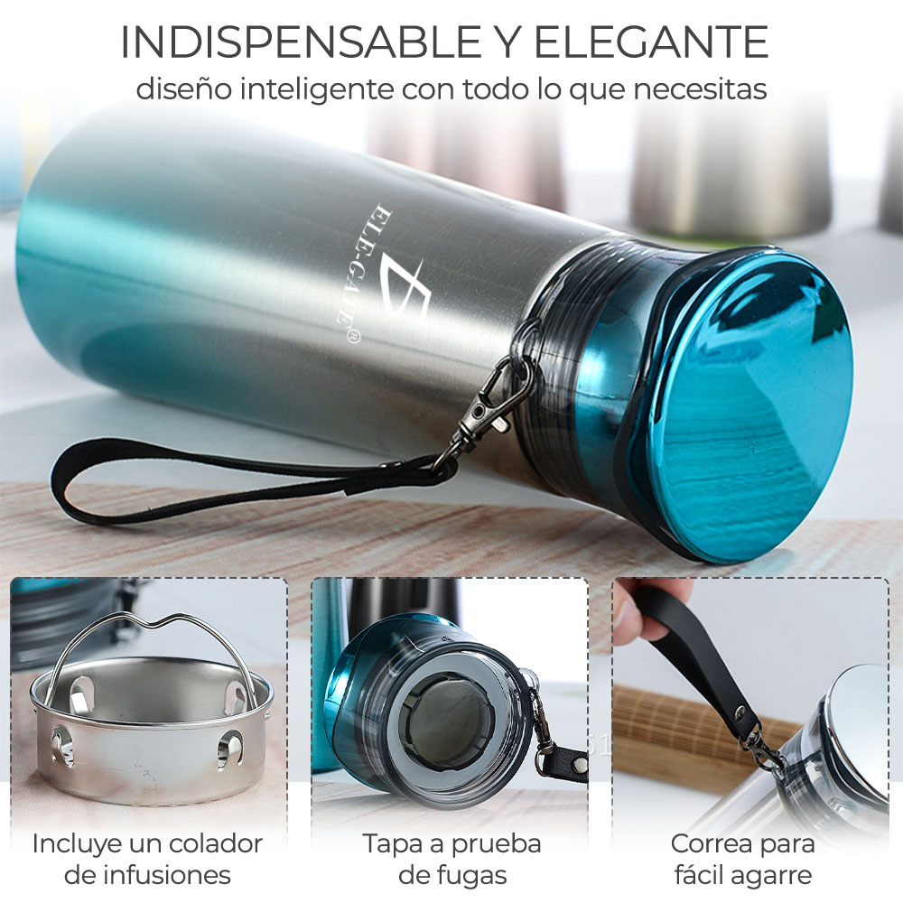 Vaso Térmico De Doble Pared 450 ml Termo Acero Inoxidable