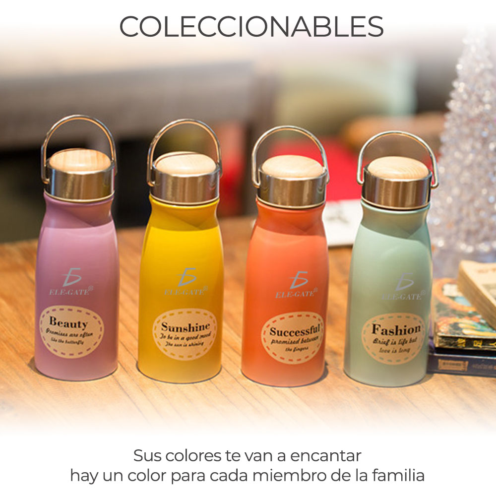 Vaso Térmico Acero Inoxidable 350ml Para Amor Amistad