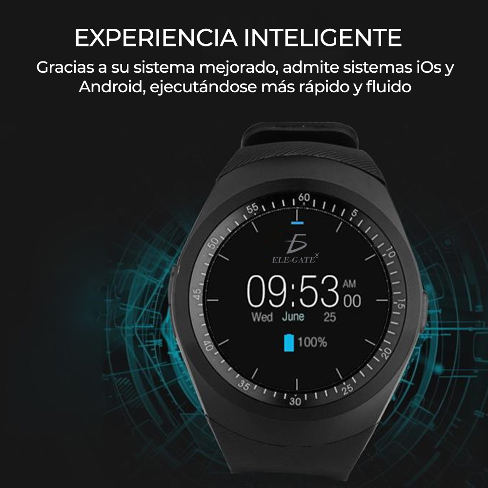 Reloj Celular Sim Smartwatch Y1 Cámara Inteligente Android