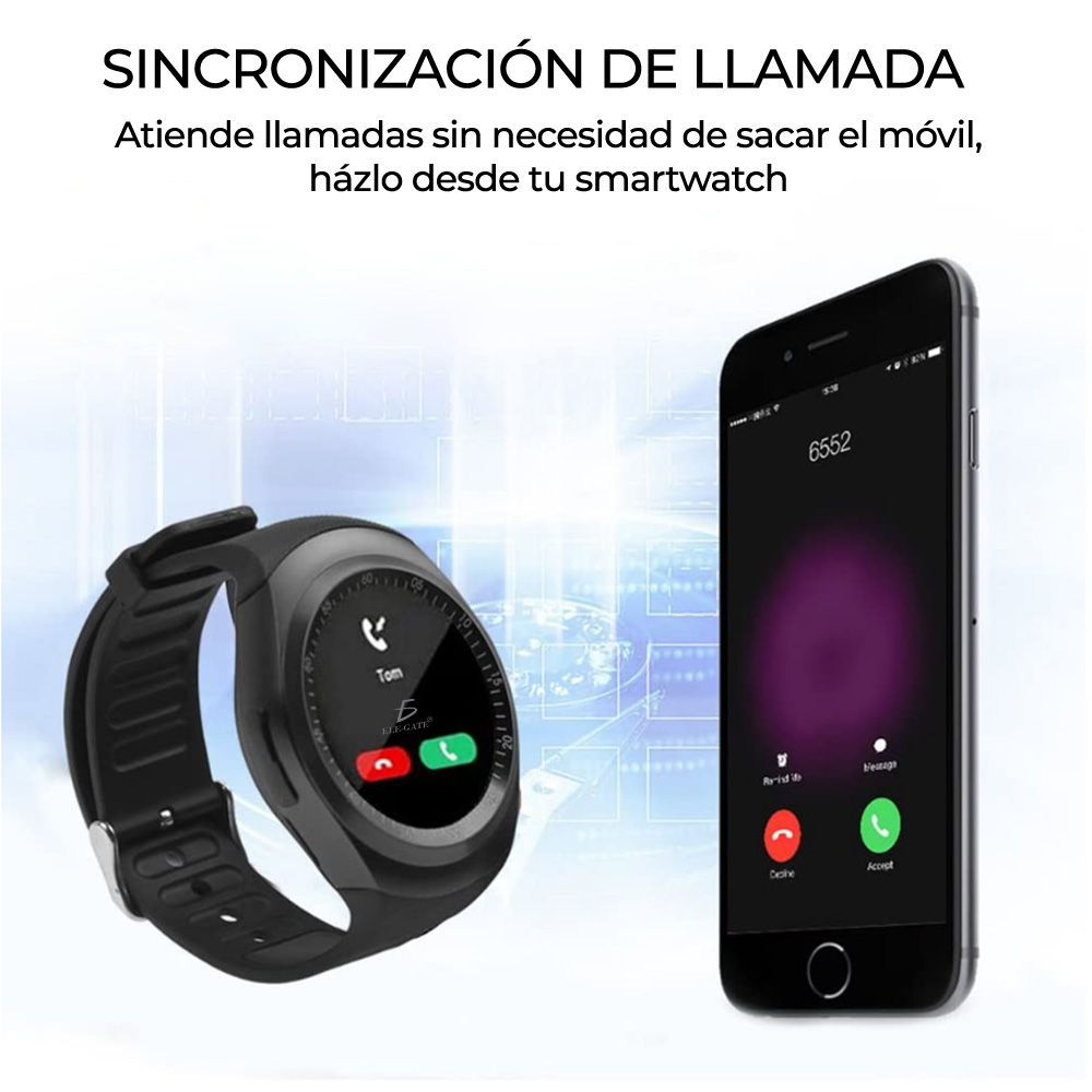 Reloj Celular Sim Smartwatch Y1 Cámara Inteligente Android