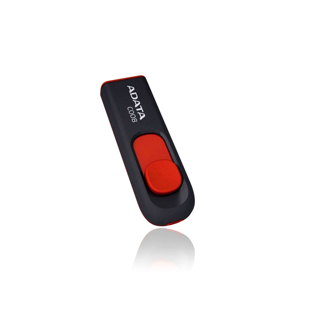 Memoria USB Adata C008 16GB 2.0 negro/rojo
