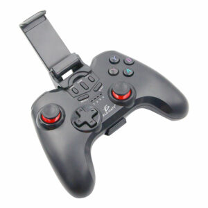 Control Gamepad Videojuego Bluetooth Android Con Soporte