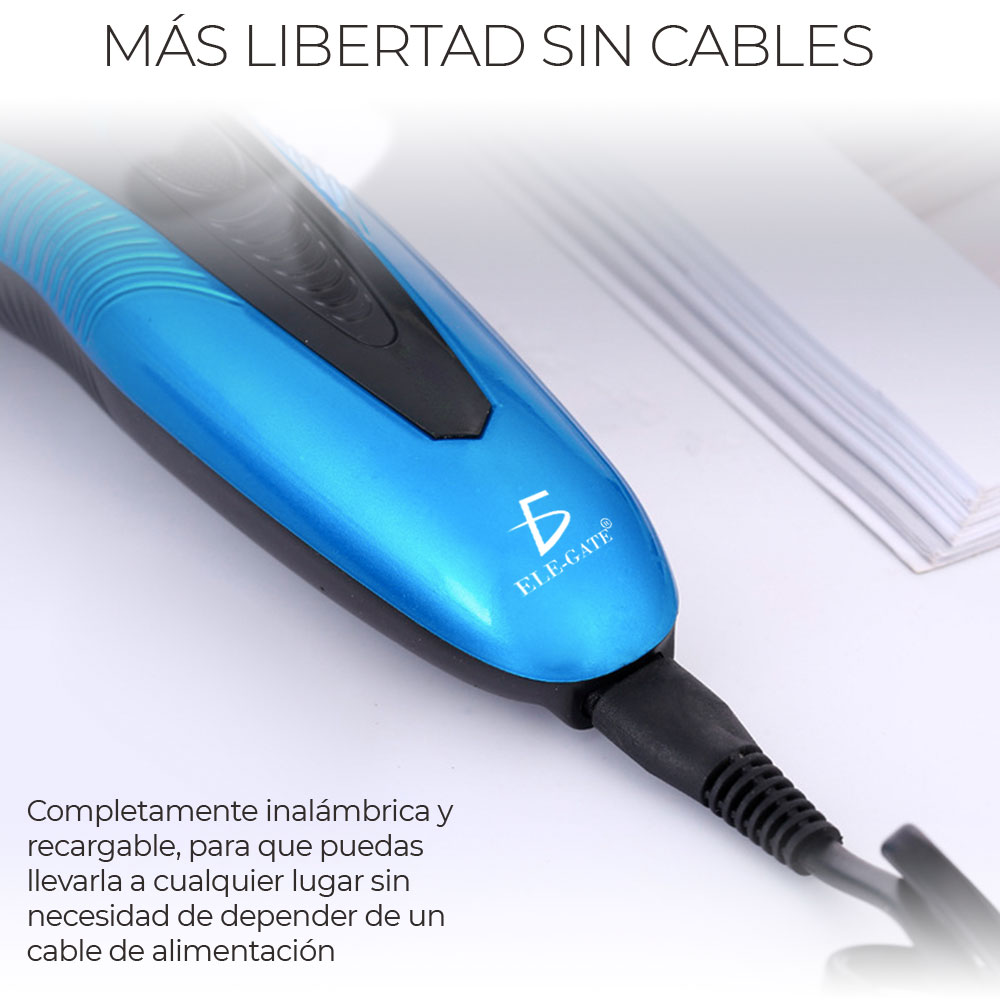 Maquinilla De Afeitar Barba Eléctrica 3 En 1 Recargable