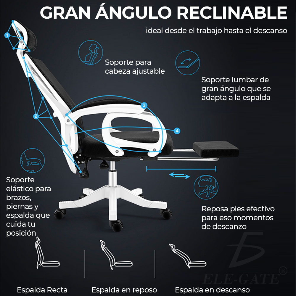 Sillas Gamer Sillon Gaming Youtuber Ergonomica Reclinable