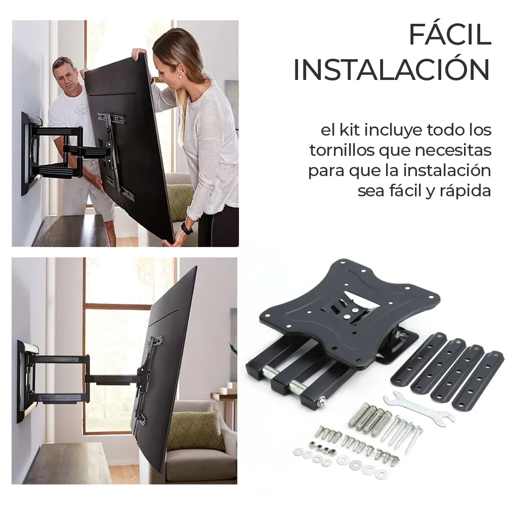 Soporte Tv Monitor Pantalla Television Vesa 32-55 Pulgadas