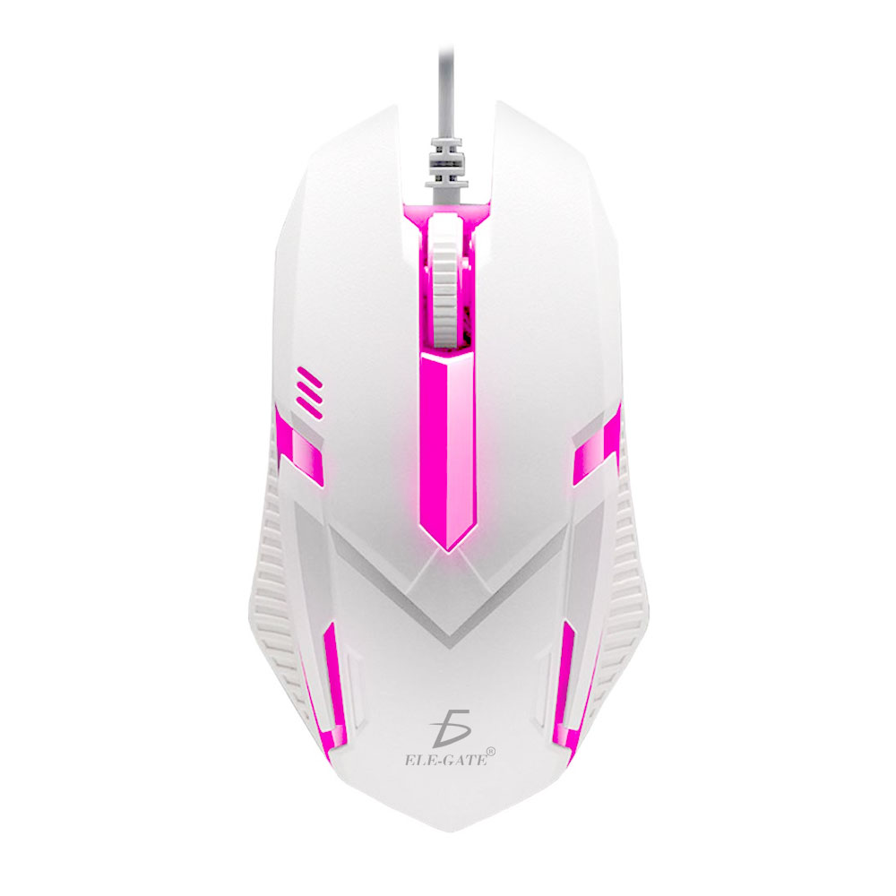 Mouse Gaming LED Alámbrico Usb Respiración Luz Ratón