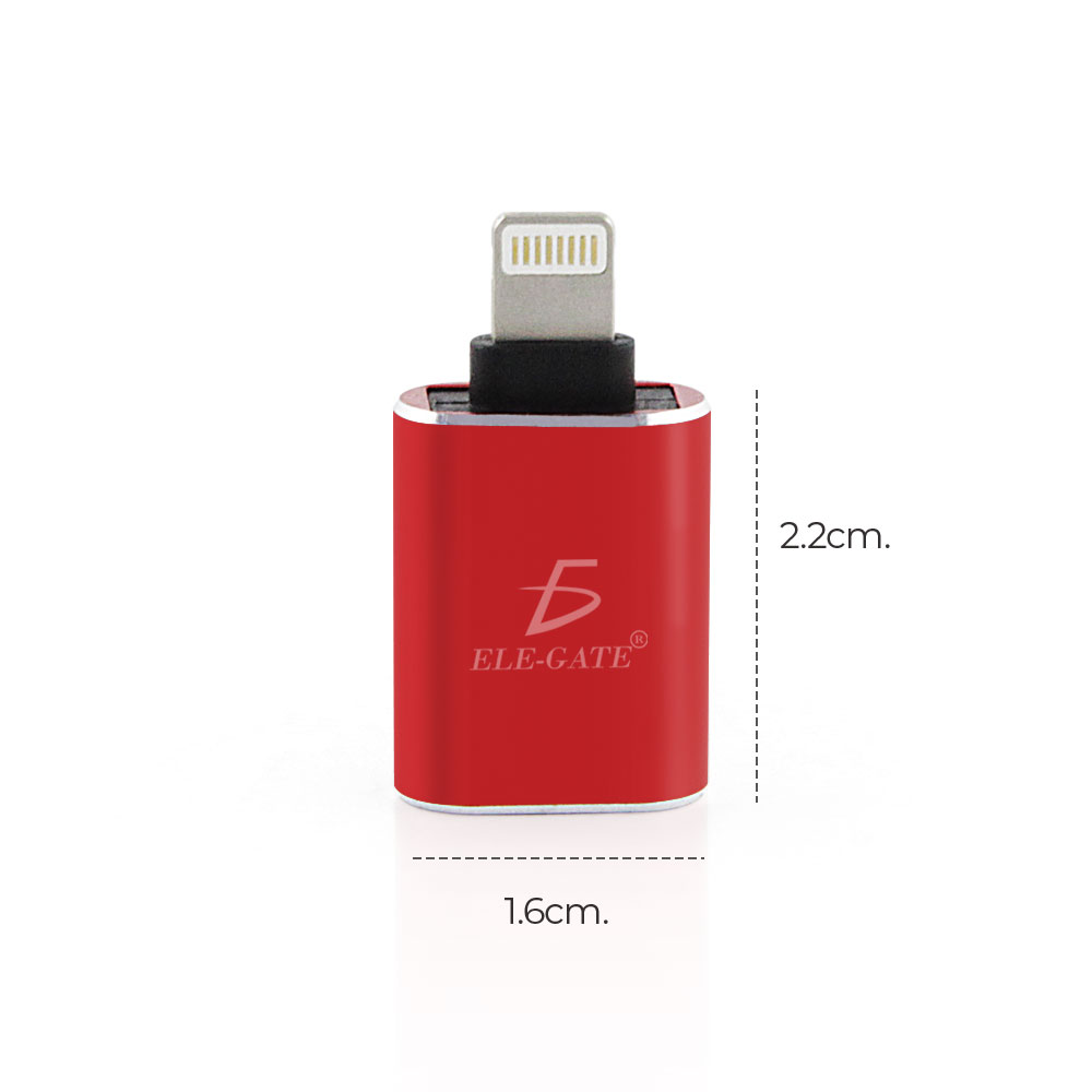 Adaptador De Otg Usb 3.0 Para iPhone iPad Lightning To Usb