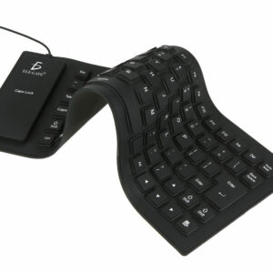 Mini Teclado Alambrico Flexible Usb Pc Laptop Contra Agua