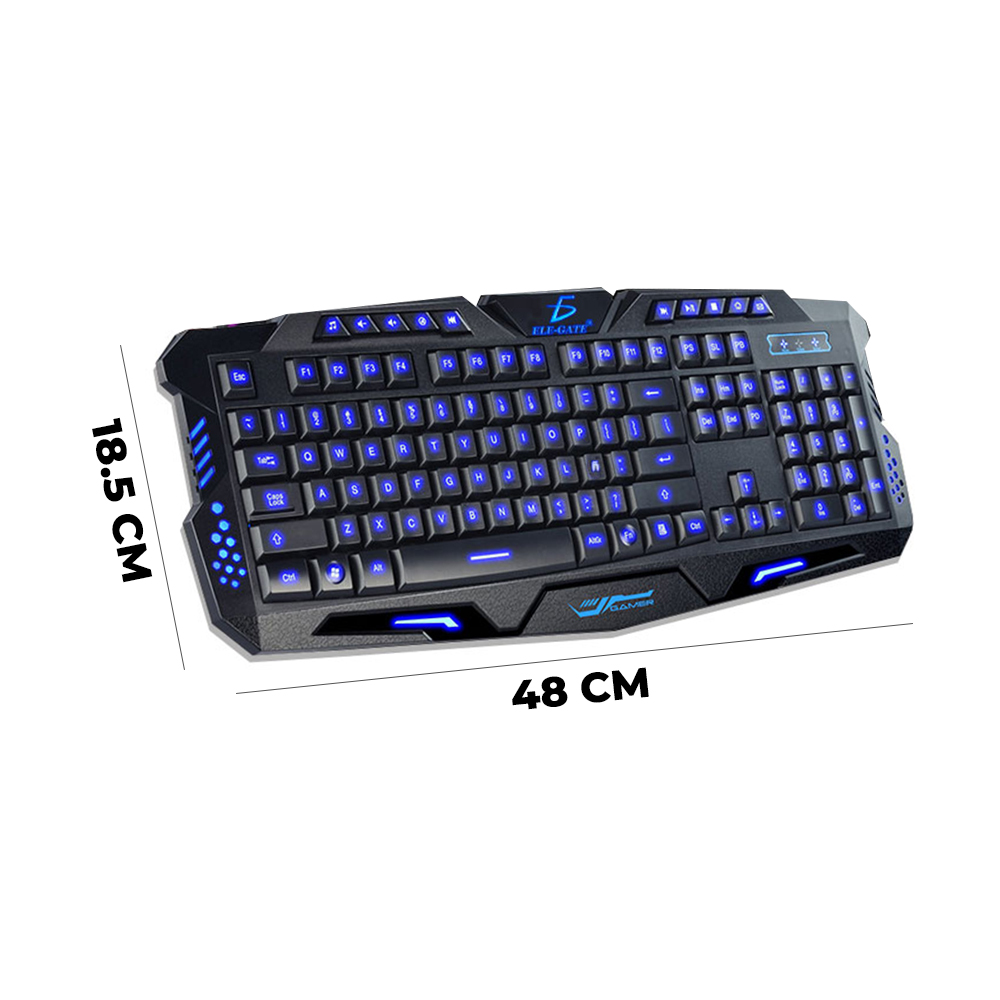 Teclado Gamer Rgb Alambrico Luz USB - Image 2