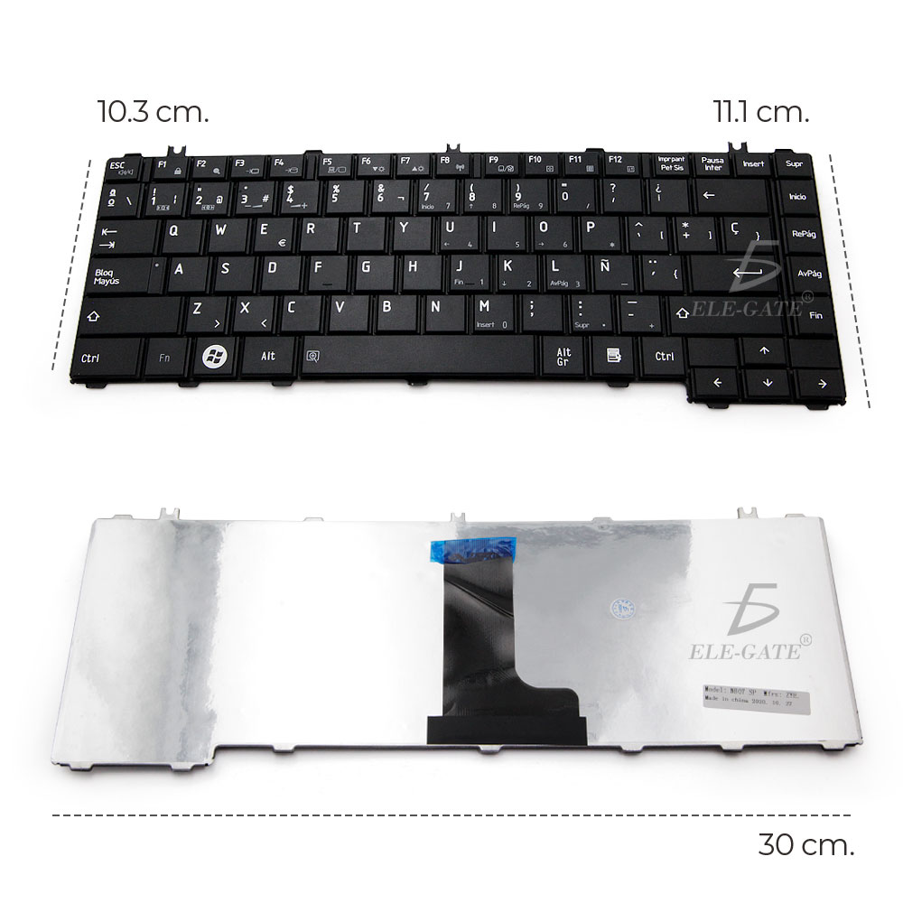 Teclado Laptop Compatible Toshiba C600 C640 C645 L600 L640 L645 L745 Español