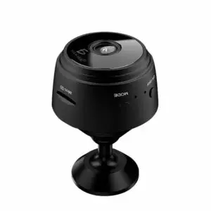 Mini Portátil Wifi Cámara Metal Funda Con Visión Nocturna